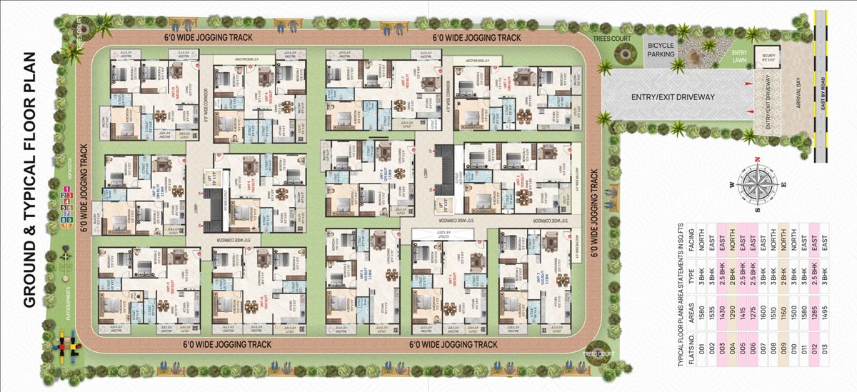 Sai Golden Horizon Floor Plans