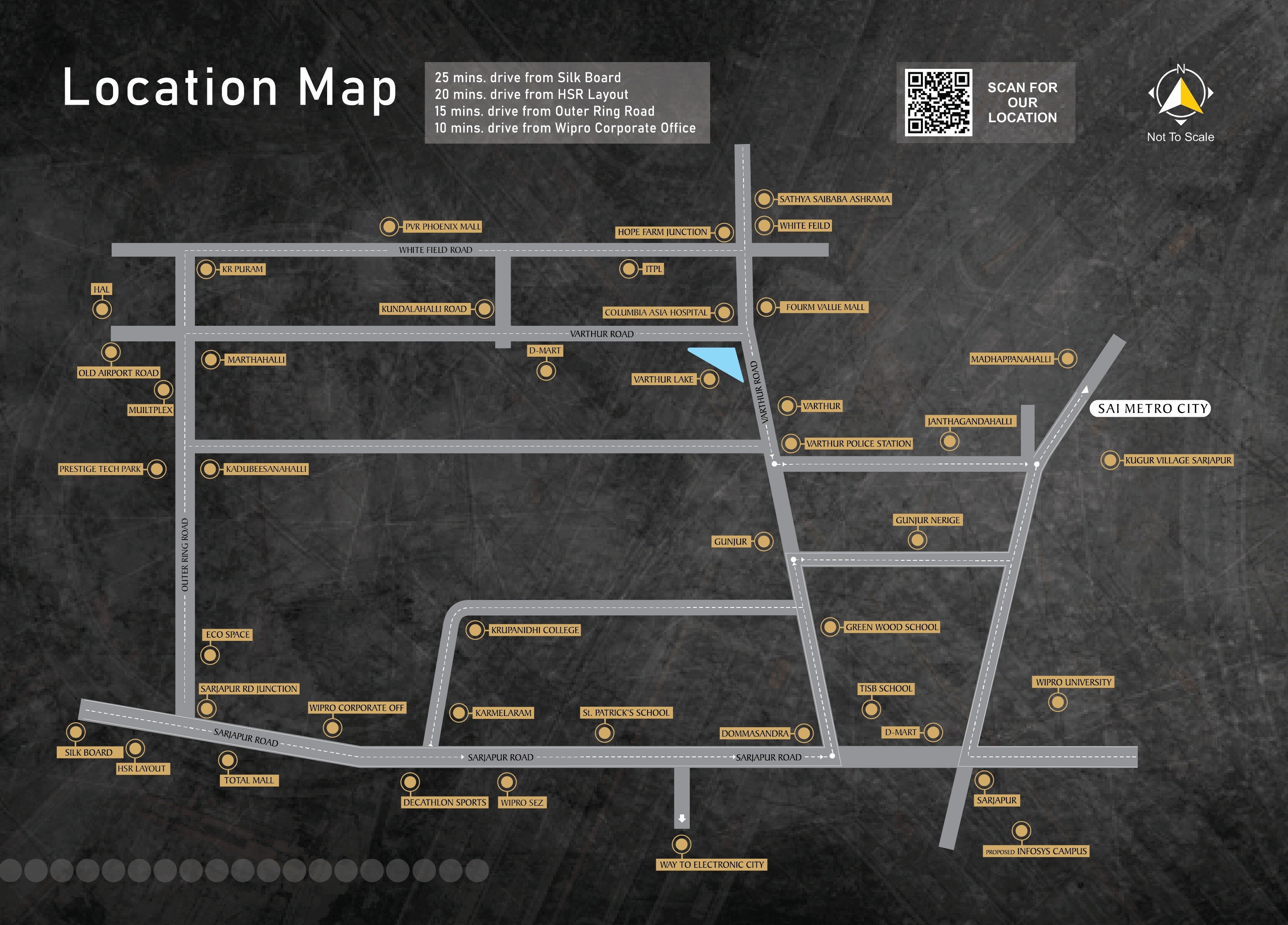 Sai Metro City Location Image