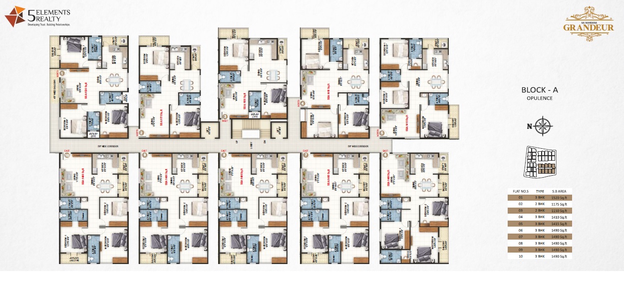 Sai Nandana Grandeur Floor Plans