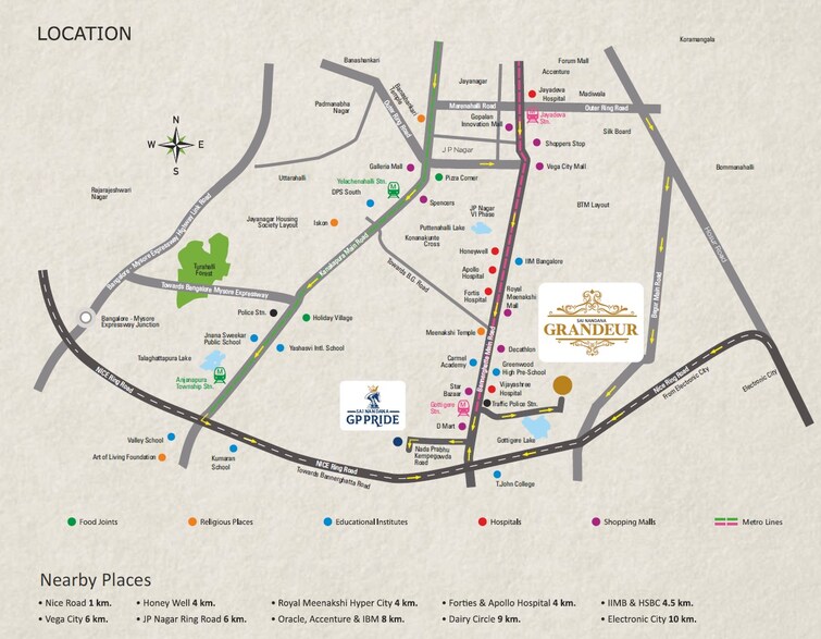 Sai Nandana Grandeur Location Image