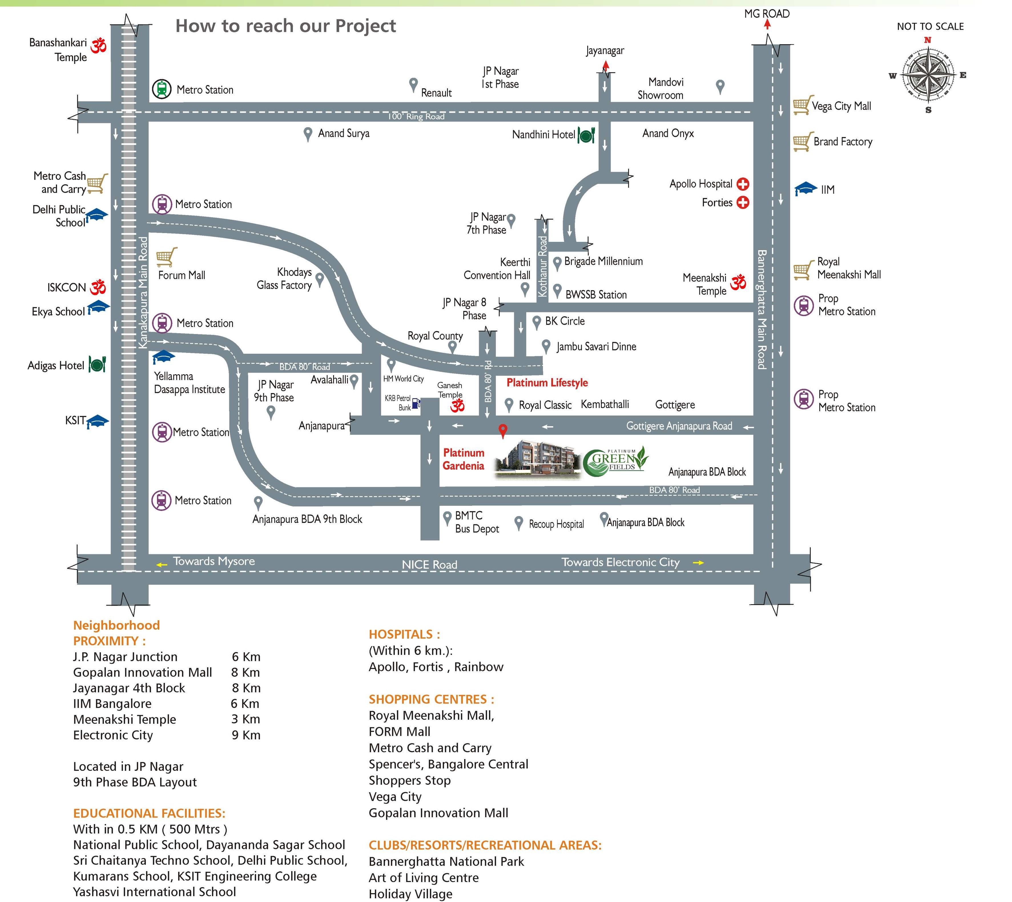 Sai Platinum Greenfields Location Image