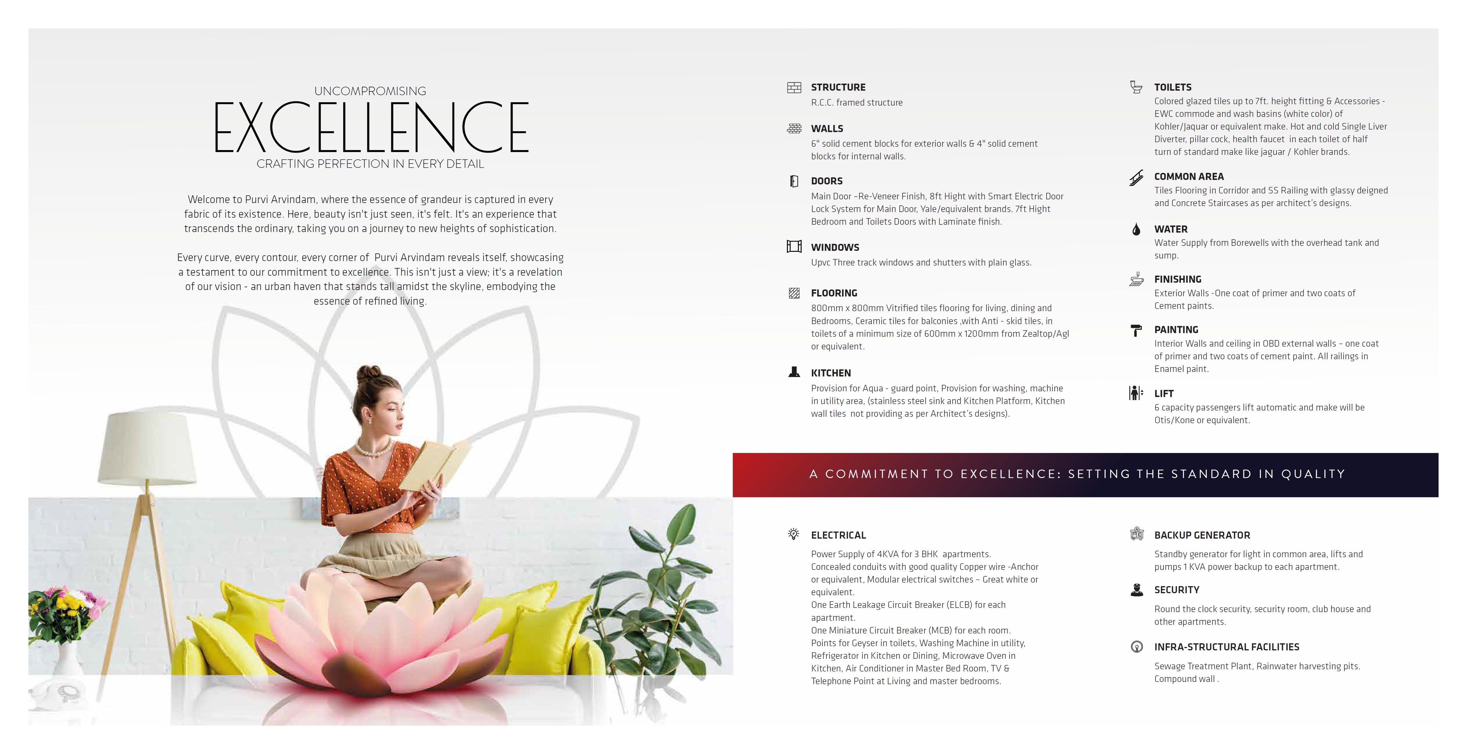 Sai Purvi Arvindam Specification