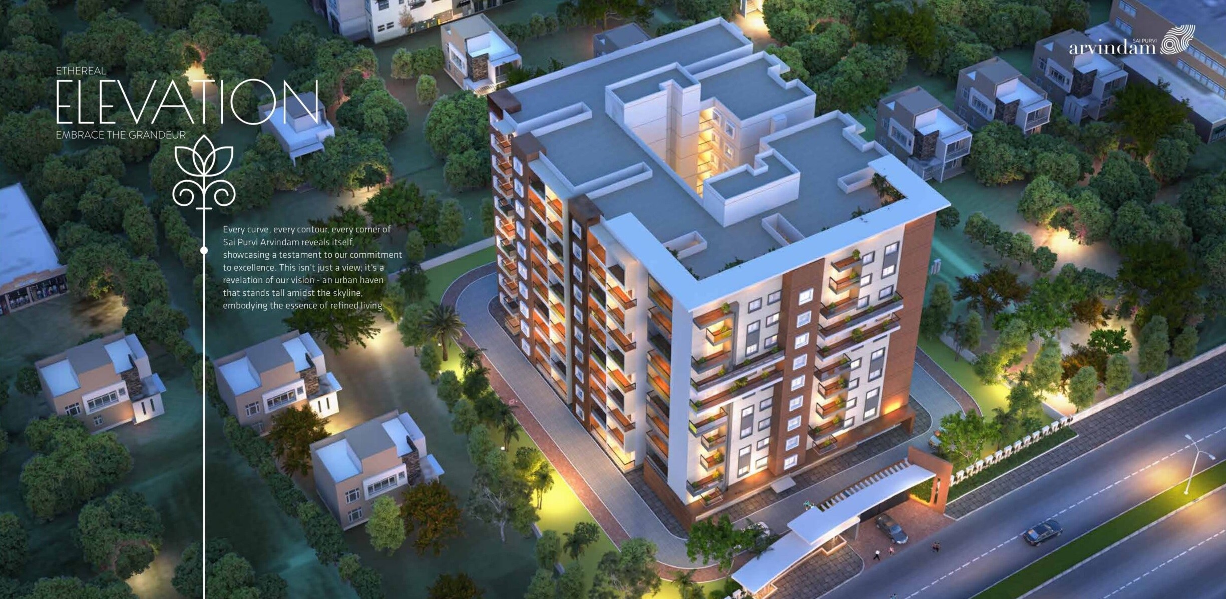 Sai Purvi Arvindam Tower View