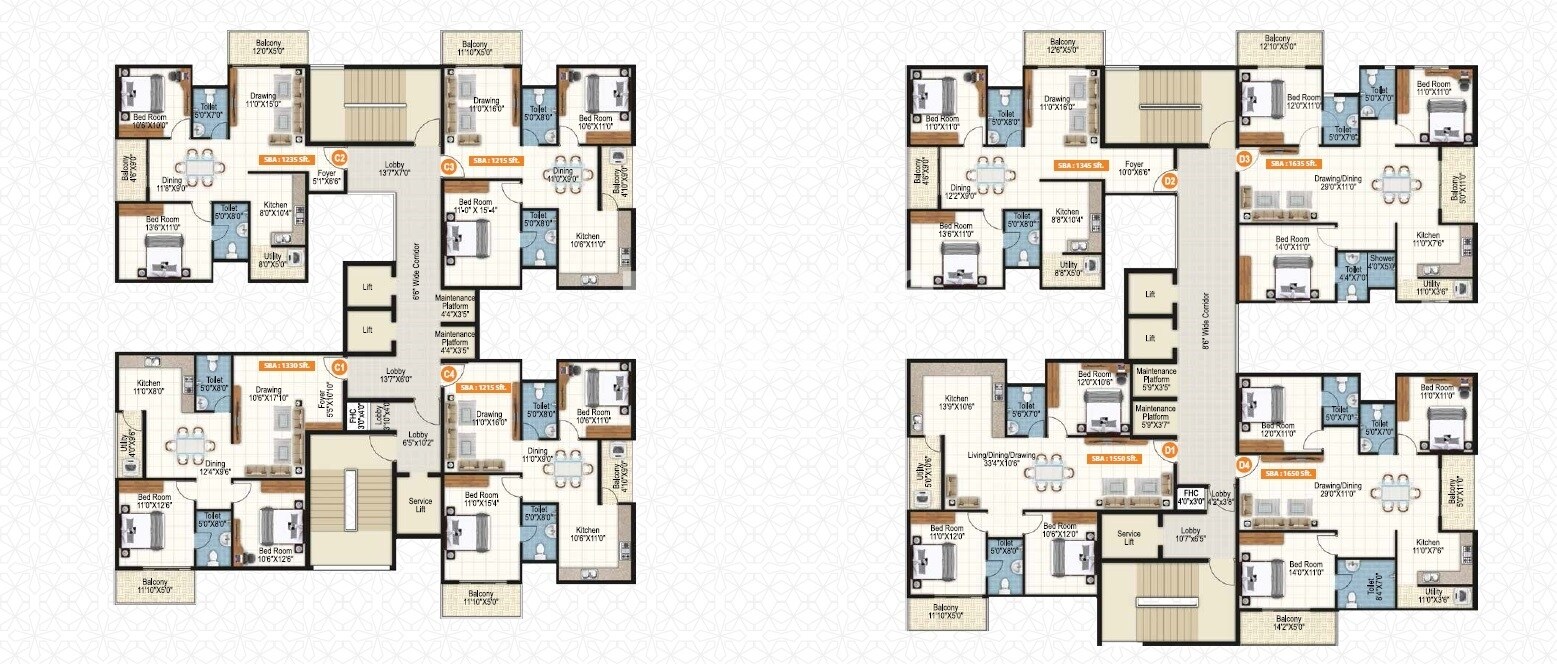 Sai Purvi Symphony Floor Plans 1