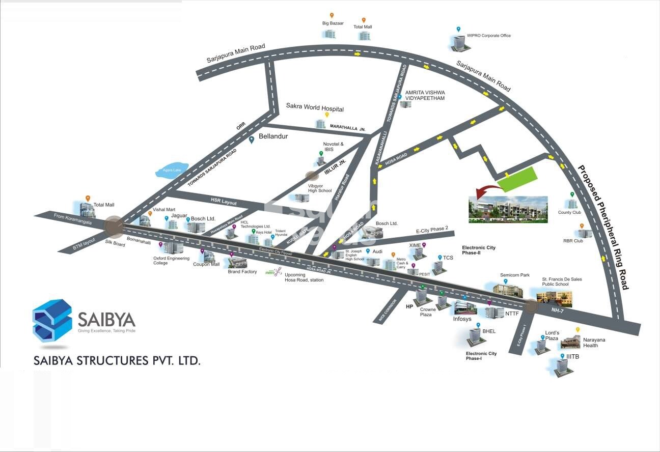 Saibya Senary Location Image