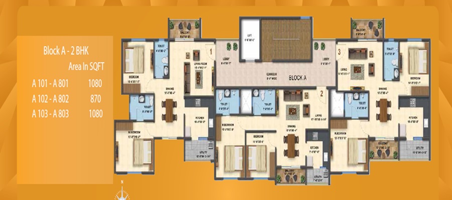 Saiven Siesta Floor Plans