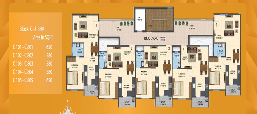 Saiven Siesta Floor Plans