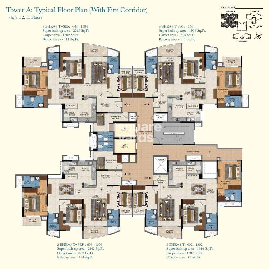 Salarpuria Aqua Vista Floor Plans 1