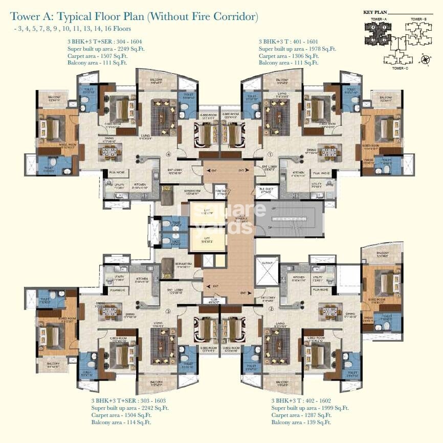 Salarpuria Aqua Vista Floor Plans 2