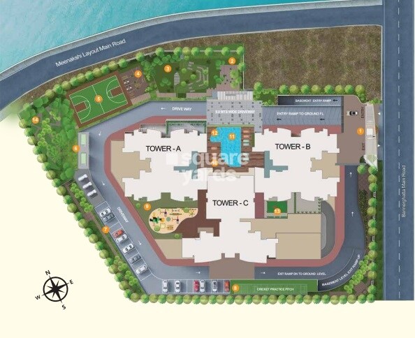 Salarpuria Aqua Vista Master Plan 1