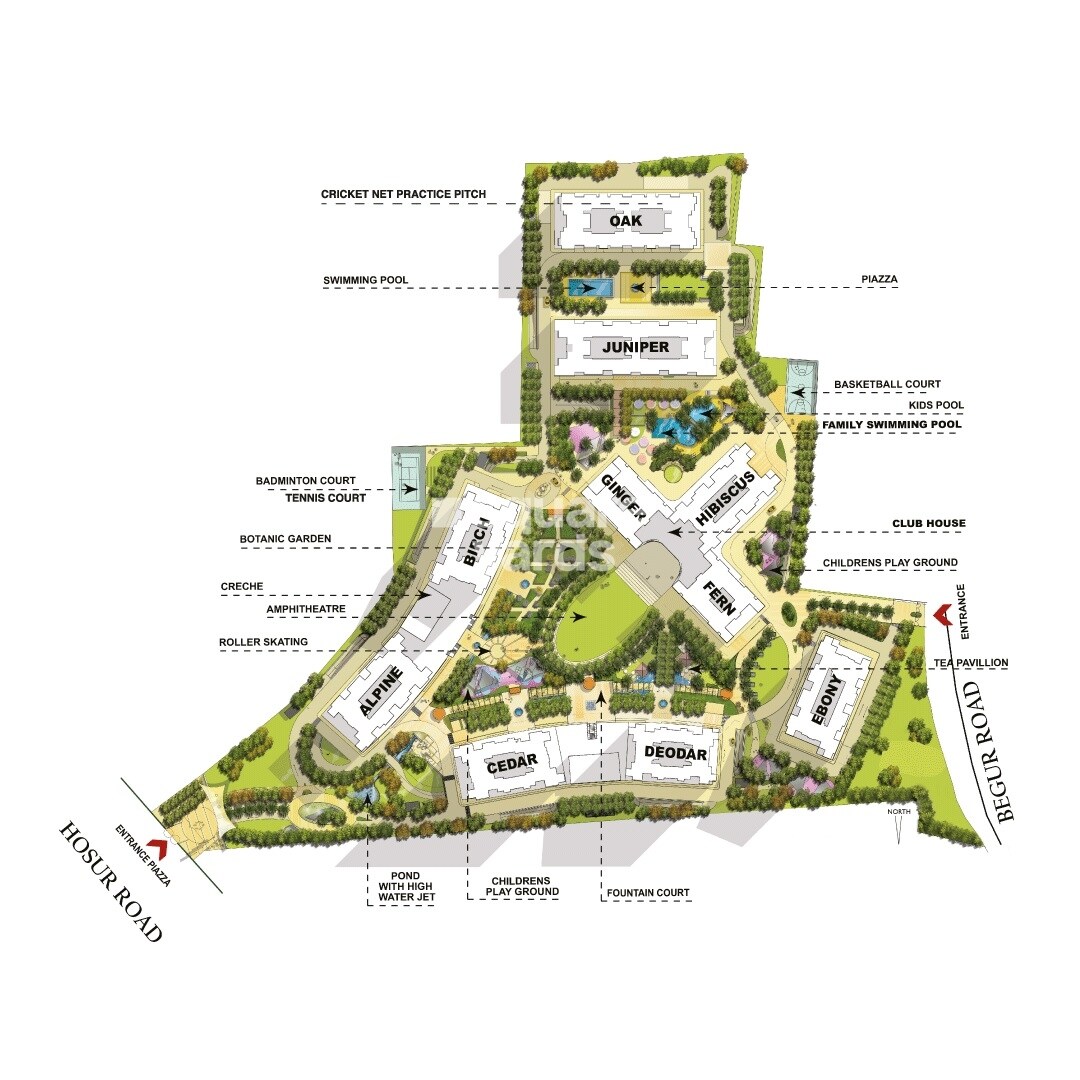 Salarpuria Greenage Phase II Master Plan 1