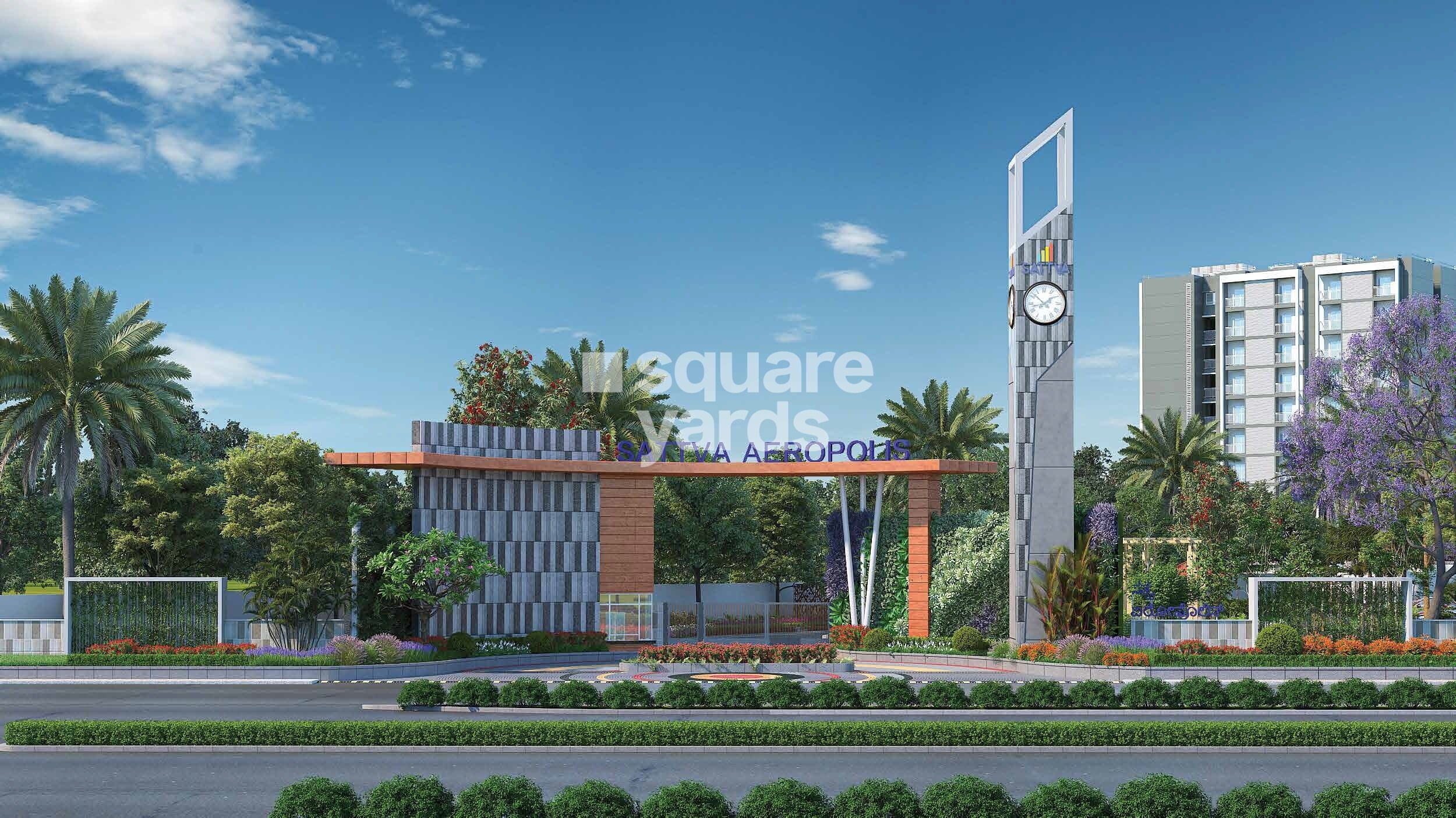 Salarpuria Sattva Aeropolis Entrance View 1