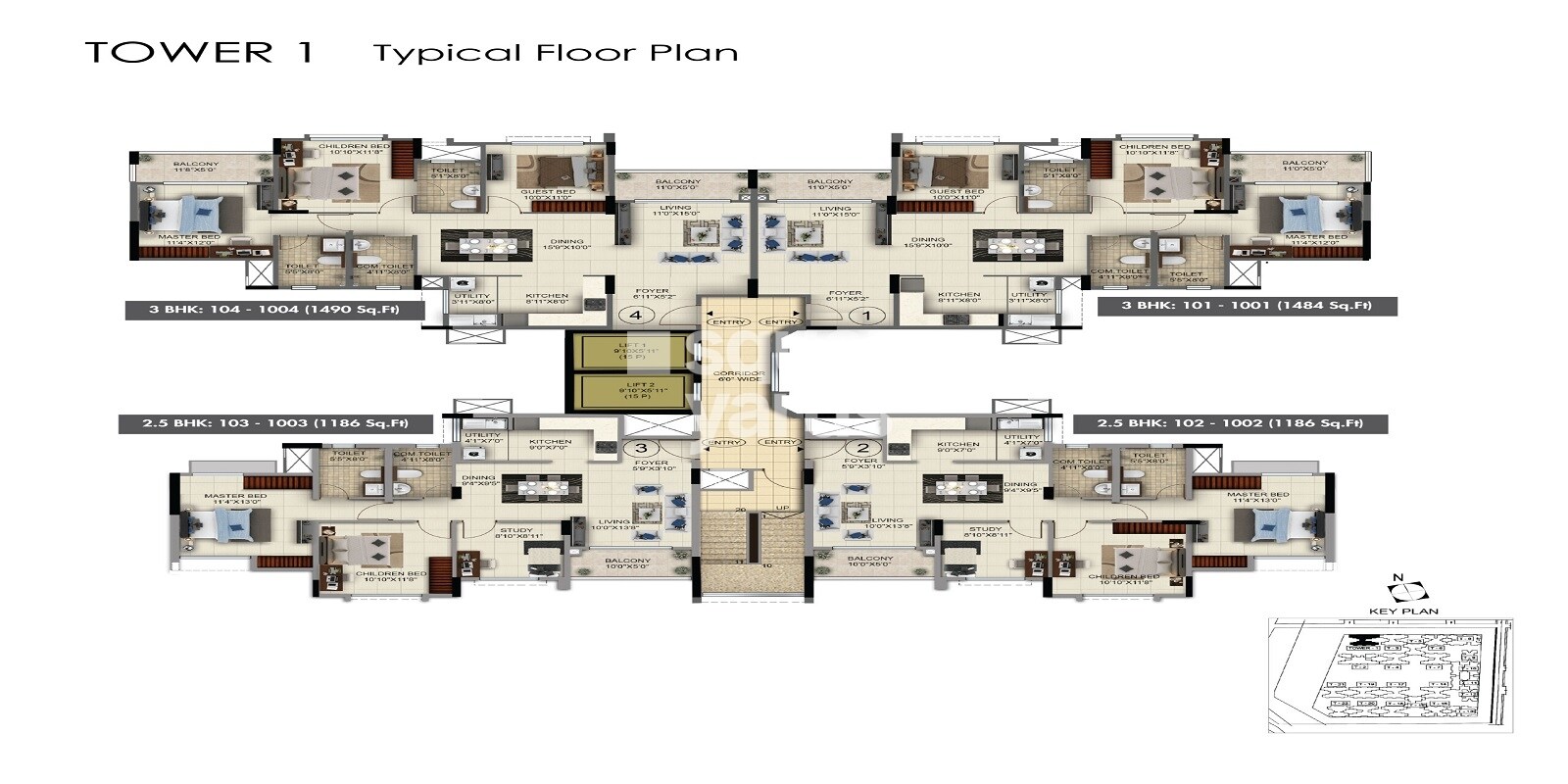Salarpuria Sattva Anugraha Floor Plans 4