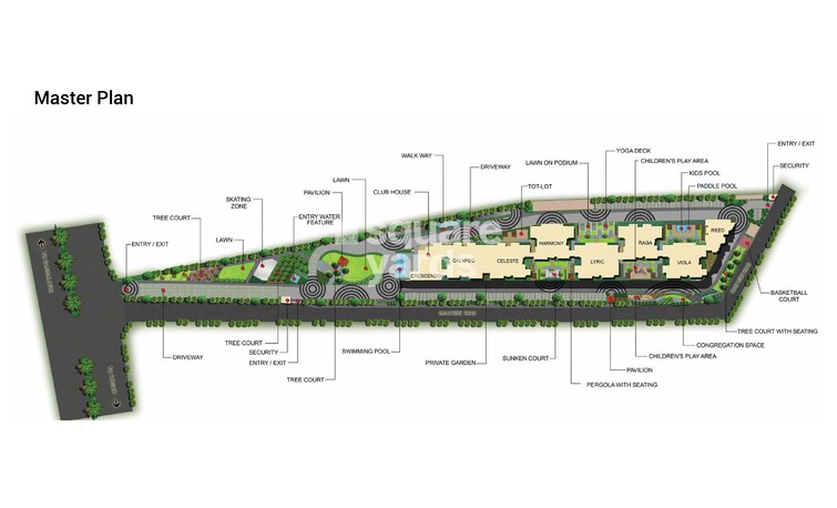 Salarpuria Sattva Cadenza Master Plan Image