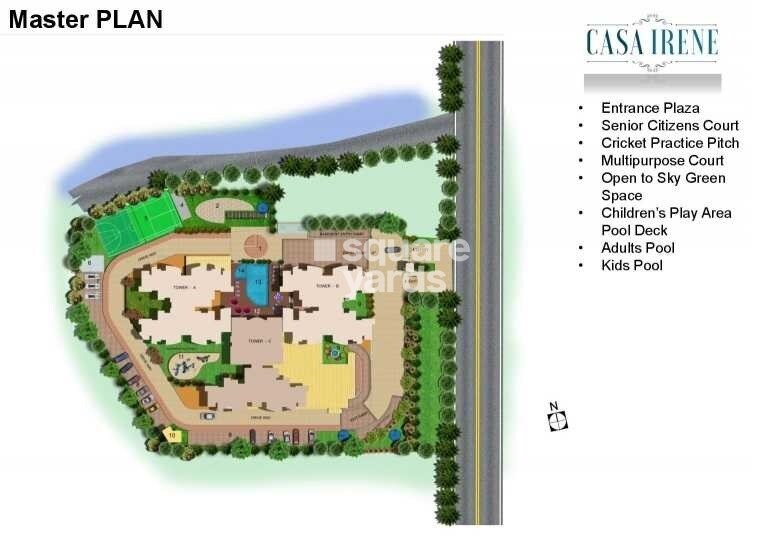 Salarpuria Sattva Casa Irene Master Plan 1