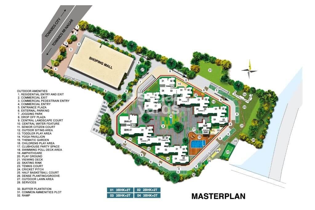 Salarpuria Sattva Divinity Master Plan Image