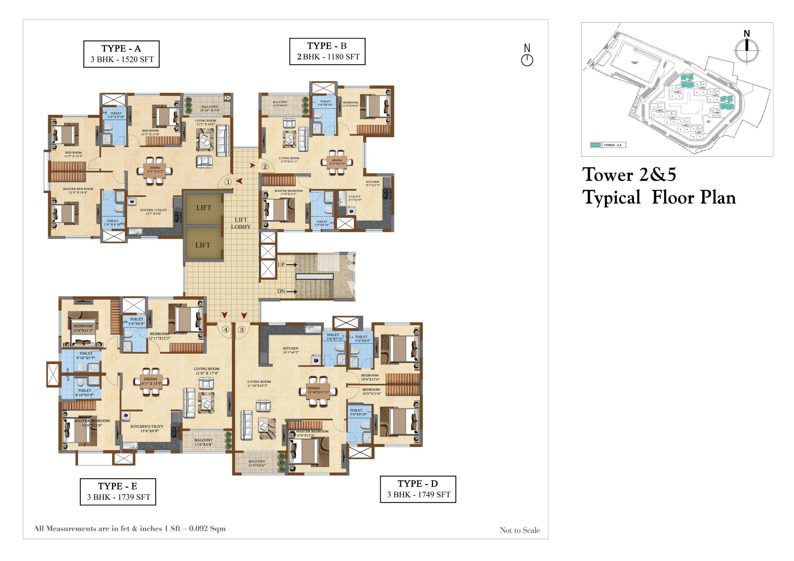 Salarpuria Sattva Divinity Floor Plans