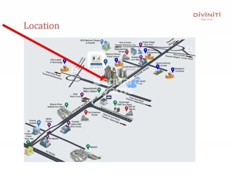 Salarpuria Sattva Divinity Location Image