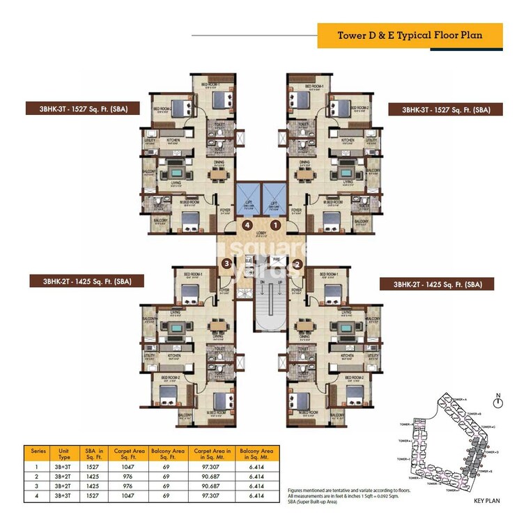 Salarpuria Sattva East Crest Floor Plans 3