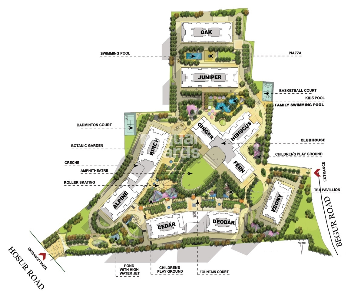 Salarpuria Sattva Greenage Master Plan Image