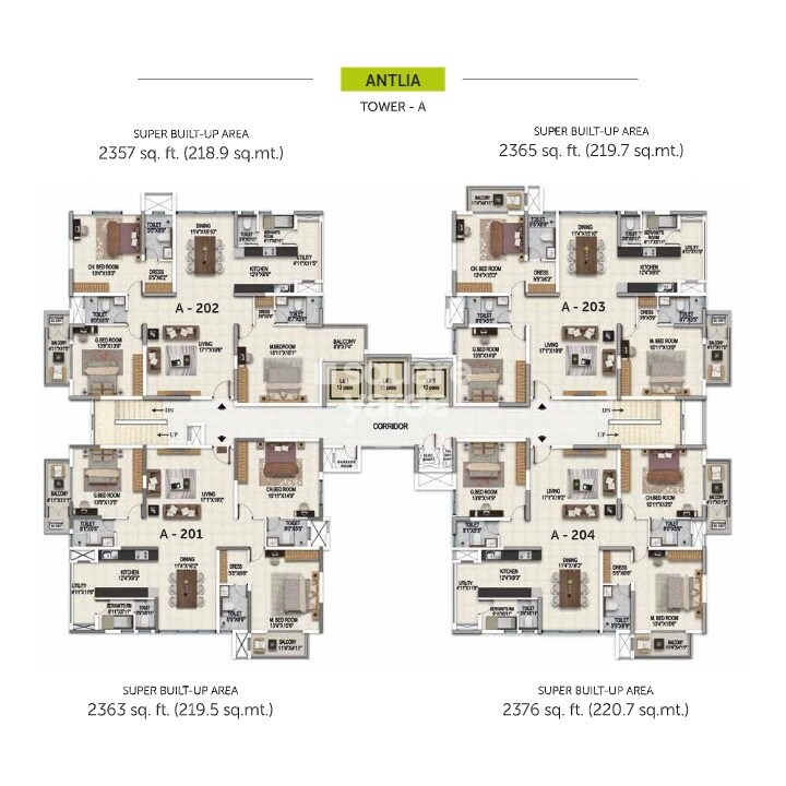 Salarpuria Sattva Magnificia Floor Plans