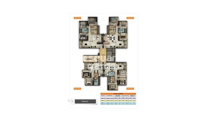 Salarpuria Sattva Misty Charm Floor Plans 1