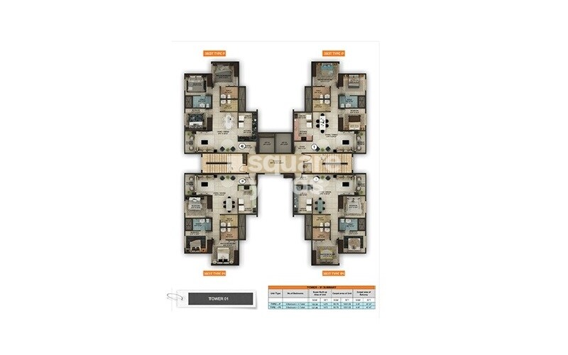 Salarpuria Sattva Misty Charm Floor Plans 5