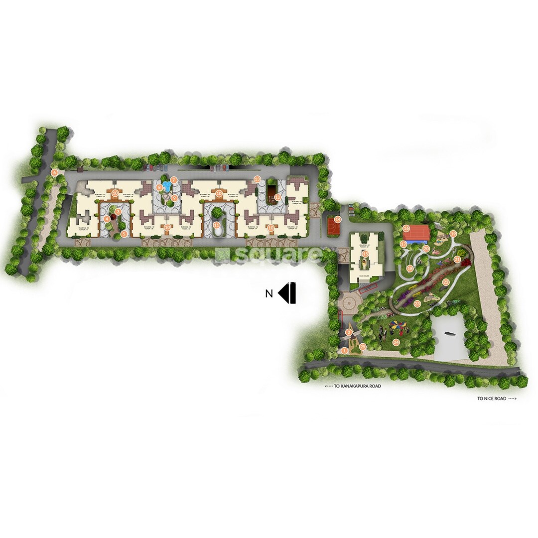 Salarpuria Sattva Misty Charm Master Plan Image