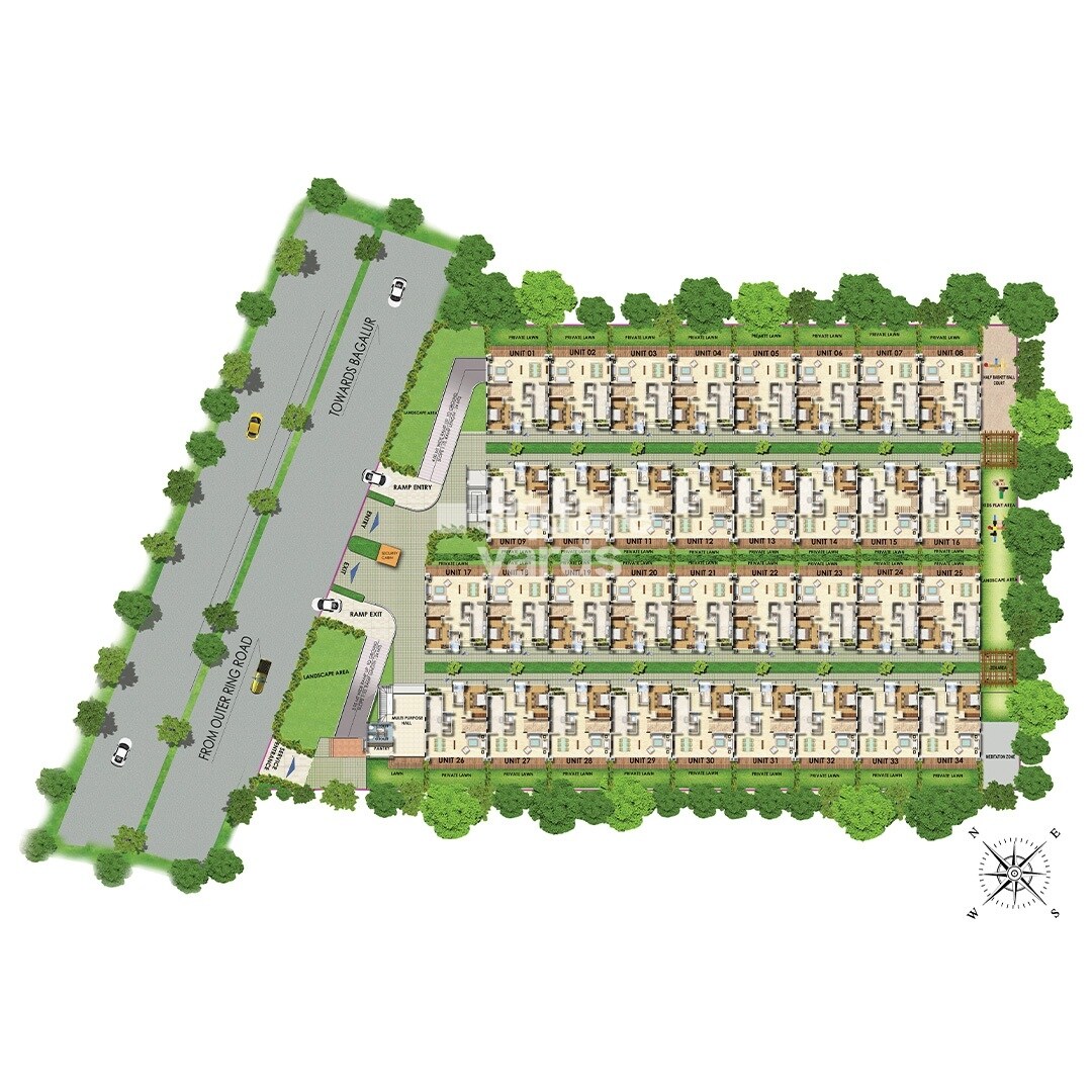 Salarpuria Sattva Northland Master Plan Image