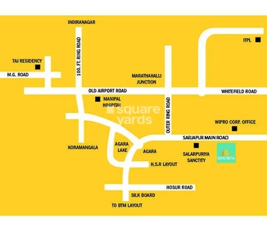 Salarpuria Sattva Senorita Location Image