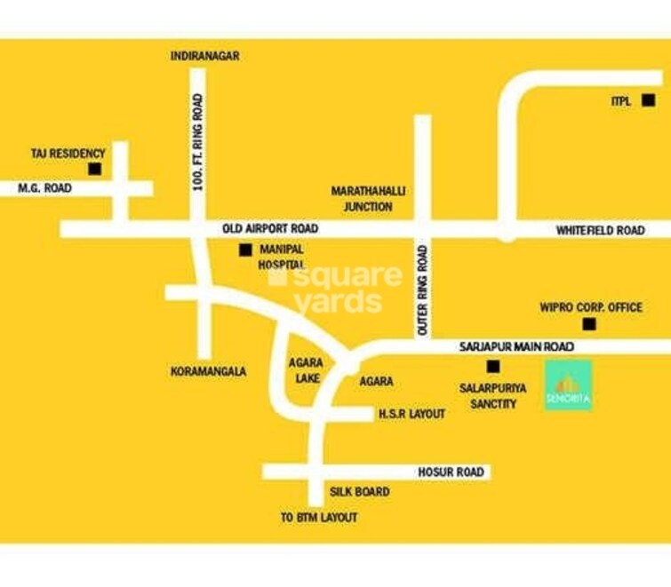 Salarpuria Senorita Location Image 1