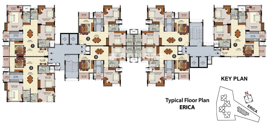 Salarpuria Senorita Floor Plans 1