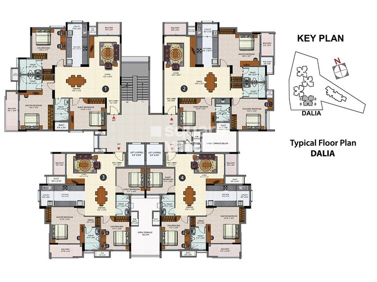 Salarpuria Senorita Floor Plans 2