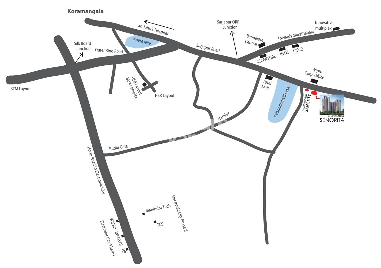 Salarpuria Senorita Location Image 2