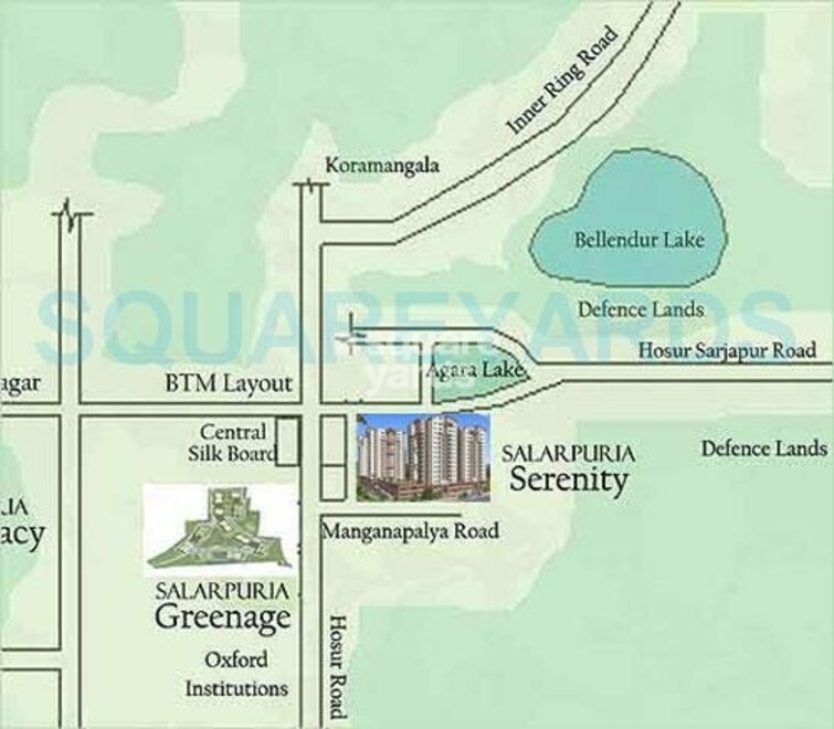 Salarpuria Serenity Location Image