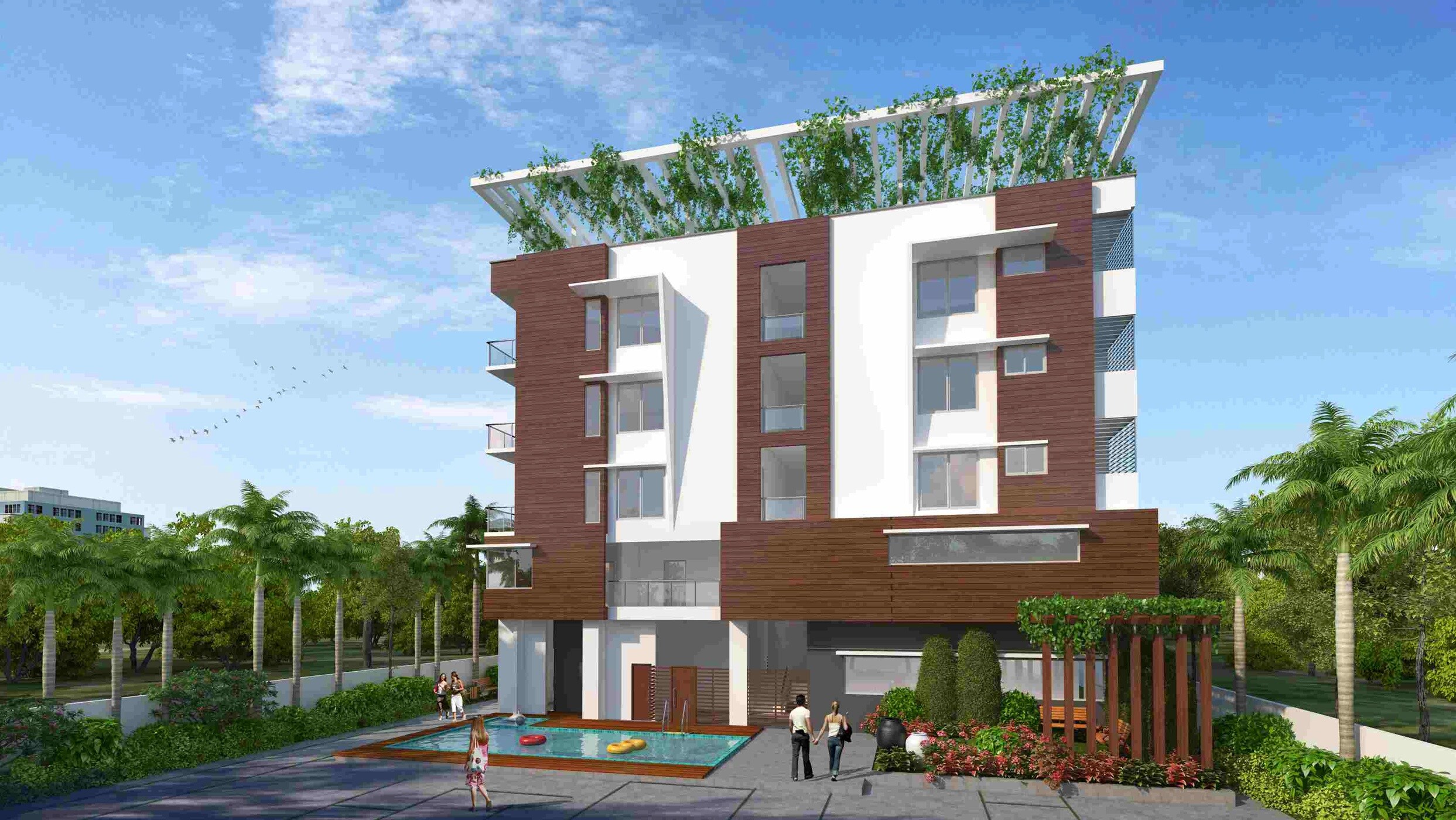 Samarth Gajanana Sumuk Apartment Exteriors