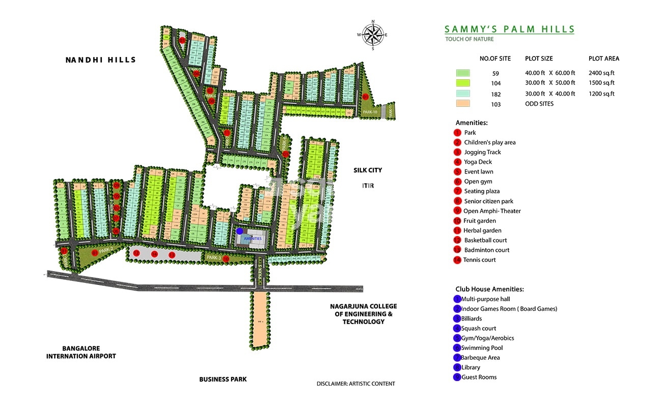 Sammy Palm Hills Master Plan Image