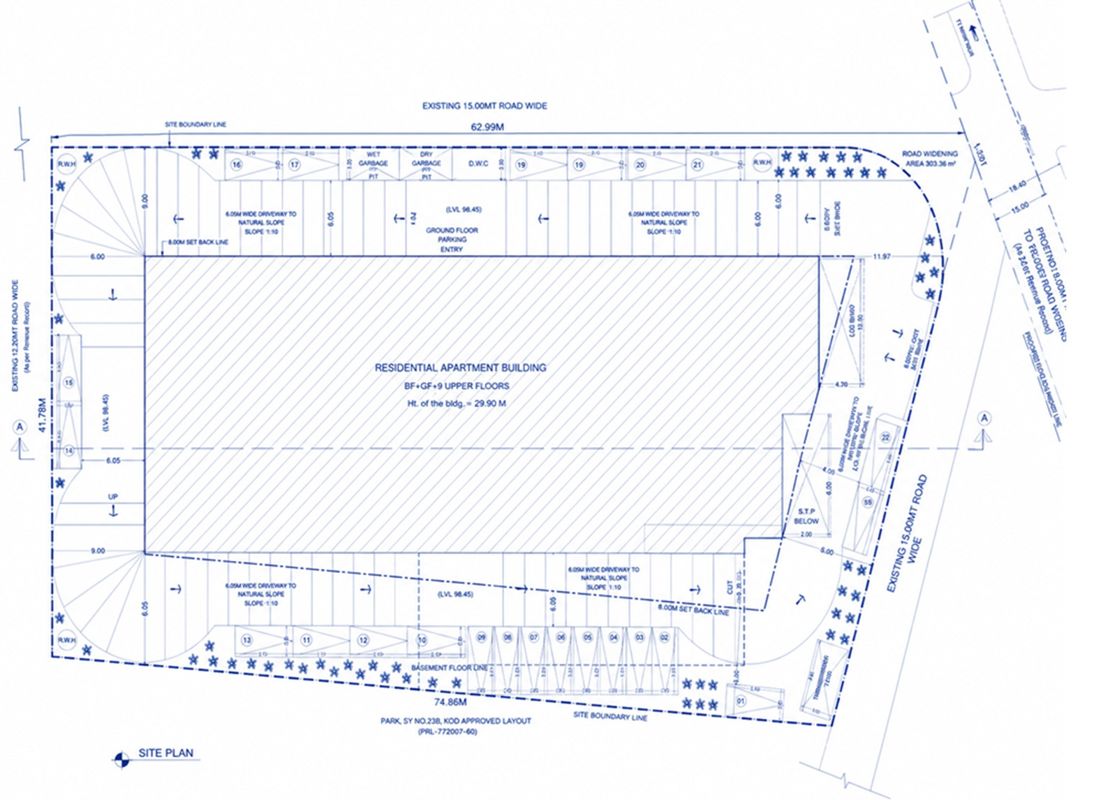 Sampada-Gardens-of-Brindavanam_a drawing of a map on a piece of paper