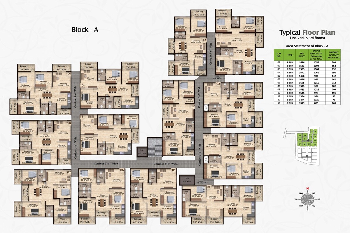 Samsiddhi Springs Floor Plans