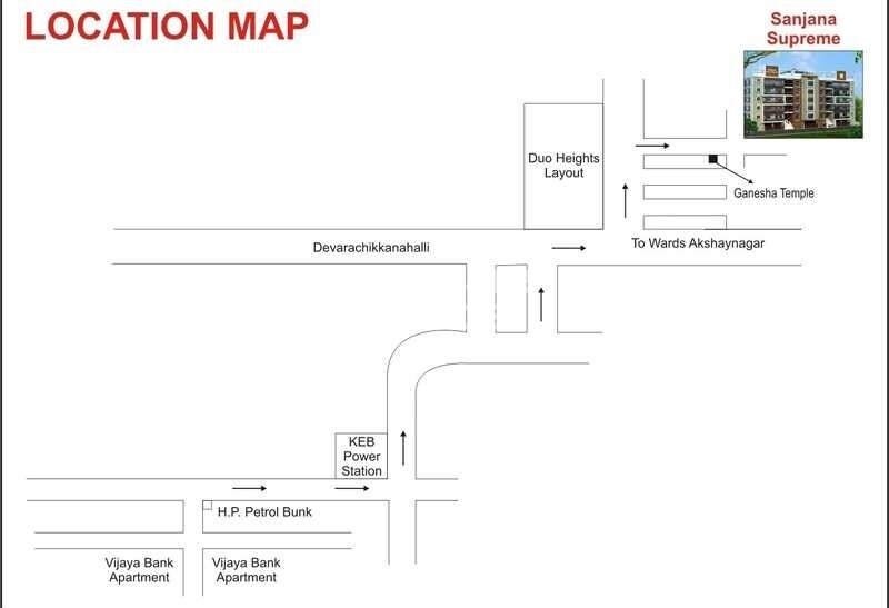 Sanjana Supreme Location Image