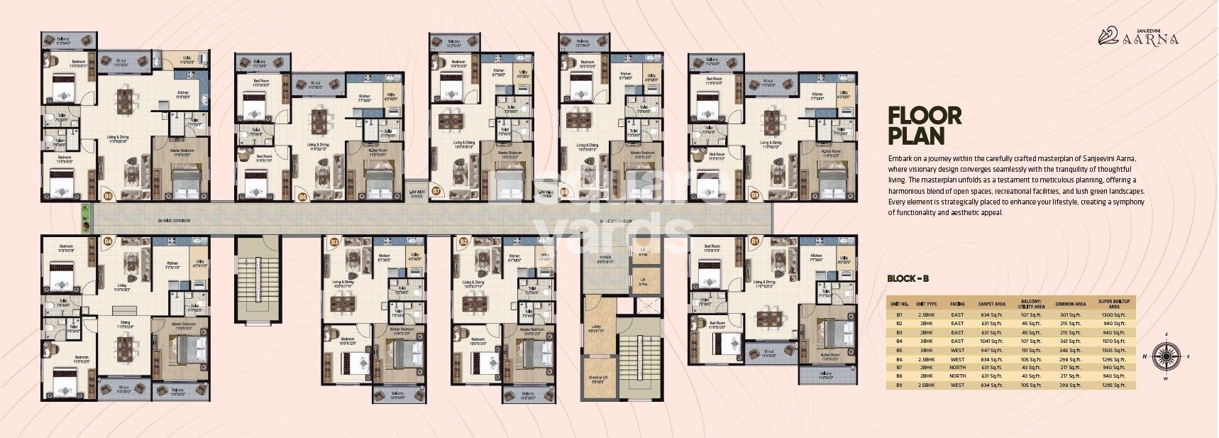Sanjeevini Aarna Floor Plans