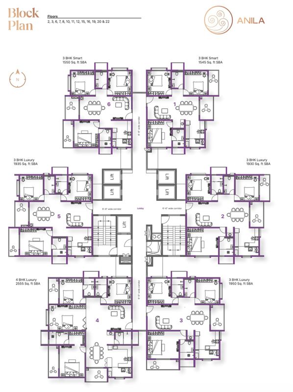 Sanjeevini The Adwaith Floor Plans 1