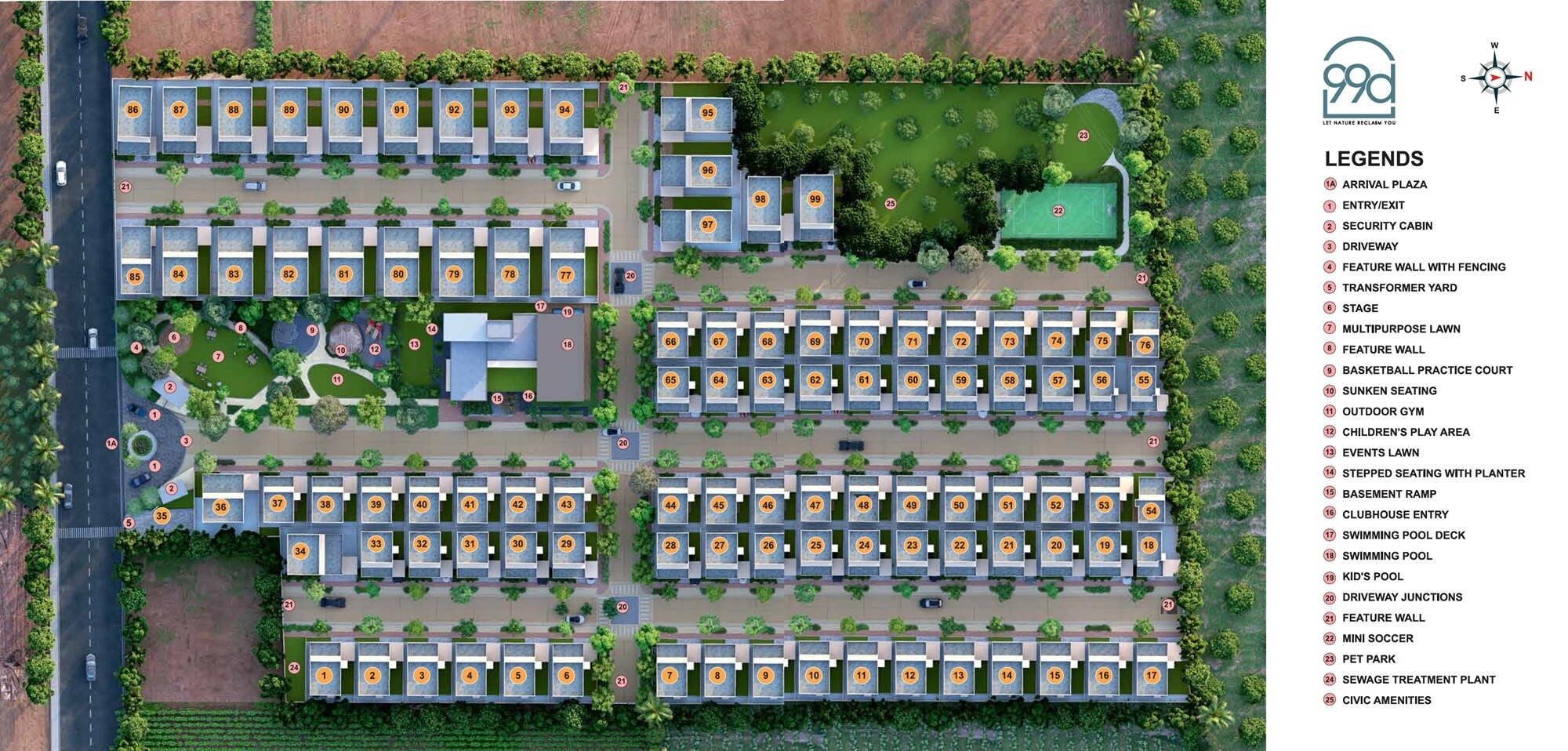 Santhusta 99D Master Plan Image