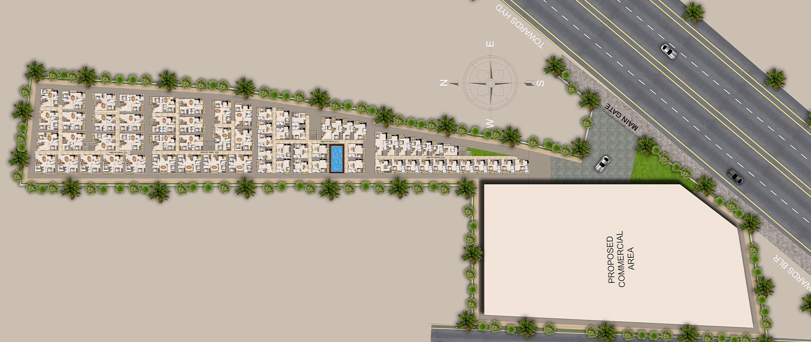 Sanvi Aero Gardens Master Plan Image