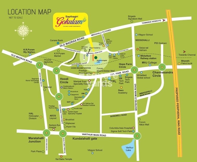 Saptagiri Gokulam Location Image