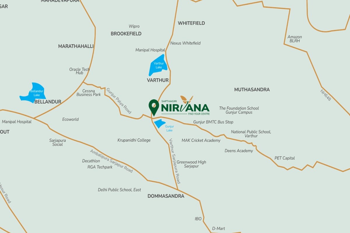 Sapthagiri Nirvana Location Image