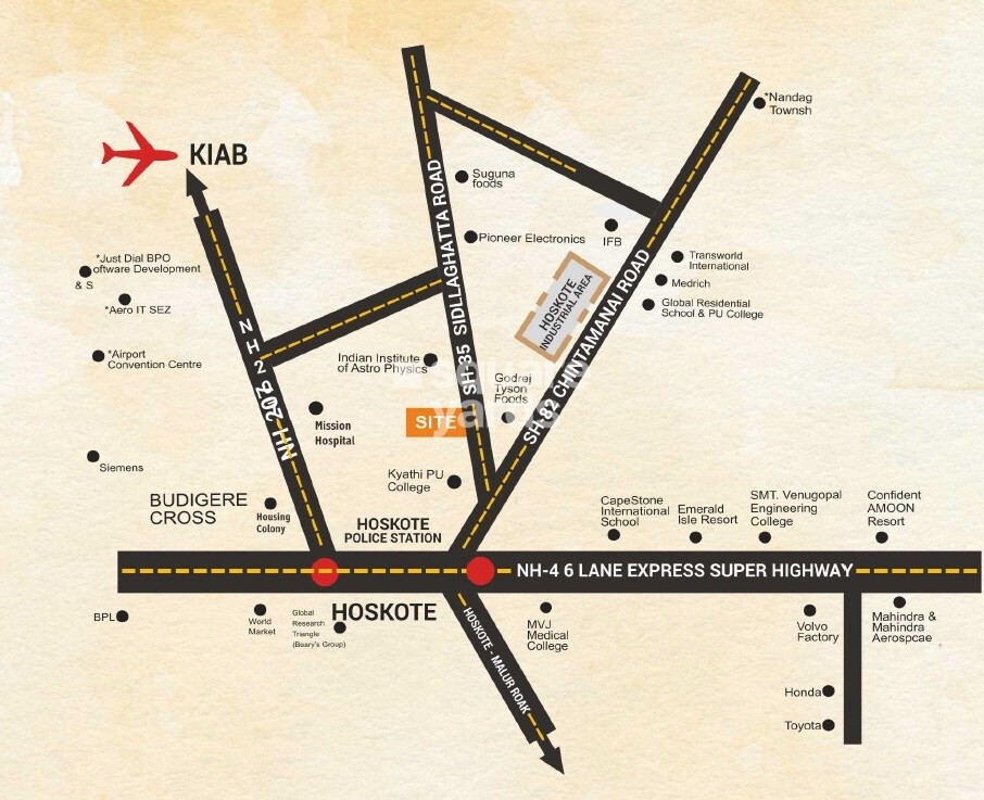 Sapthagiri Sampada Location Image