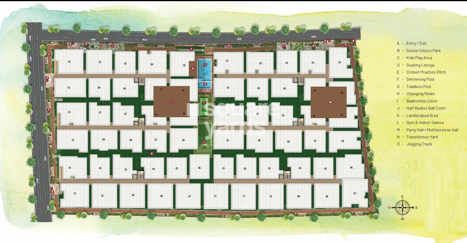 Sapthagiri Sandalwoods Master Plan Image