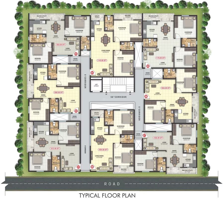Saranya Samruddhi Floor Plans