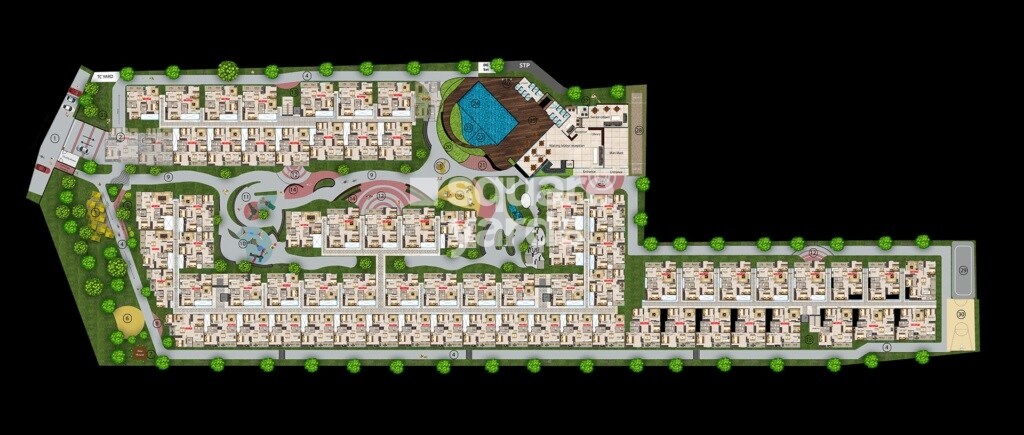 Saritha-Serene_a model of a building with a cartoon character on it